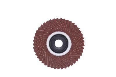 100*16mm Abrasive Tooling Alumina Flower Radial Flap Disc with More Longer Life for Korea Market