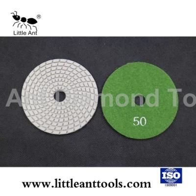 4&quot; White Helical Grinding Disc and Polishing Pad