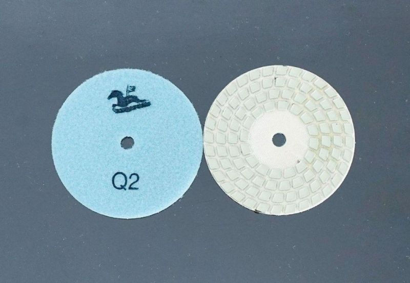 Top Manufacturer Qifeng Factory Price Power Tool 4 Steps Dry Resin Polishing Pads for Granite&Marble