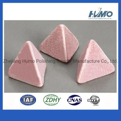 Cheap Fast Delivery Plastic Tumbling Media Aluminum Deburring China