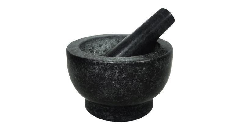 Online Hot Selling Granite Mortar and Pestle Set Size 13X8cm