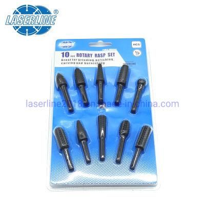 10PCS Rotary Rasp Set Polishing Set Carving Set