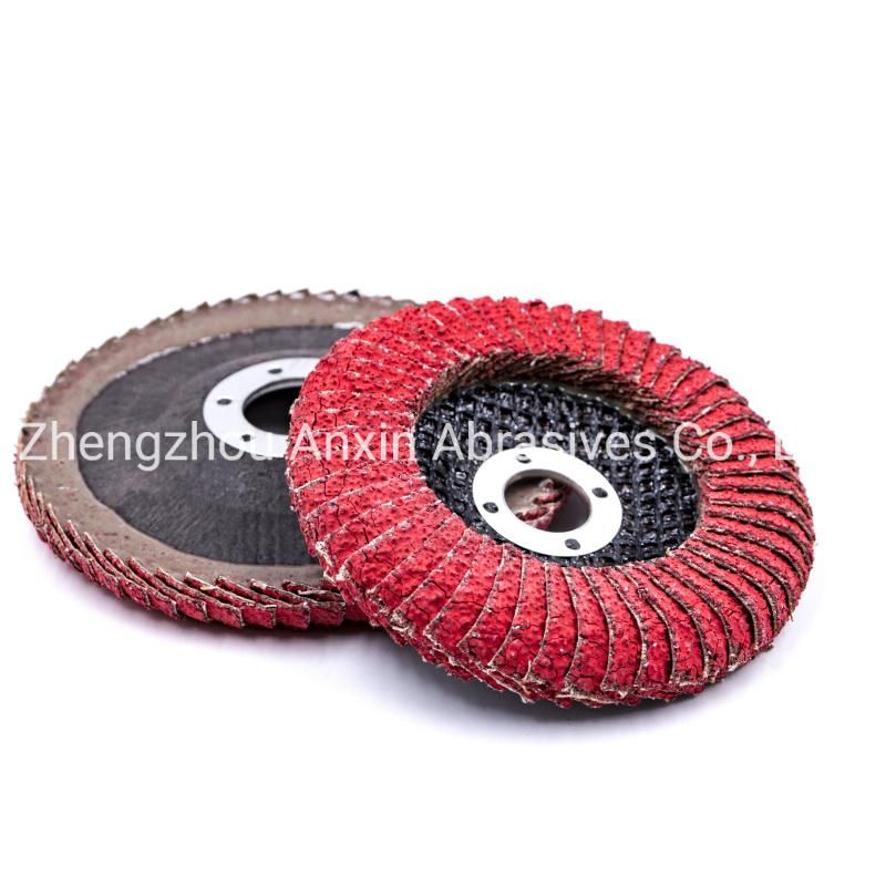 Half-Curved Flap Disc with Vsm Ceramic Sanding Cloth