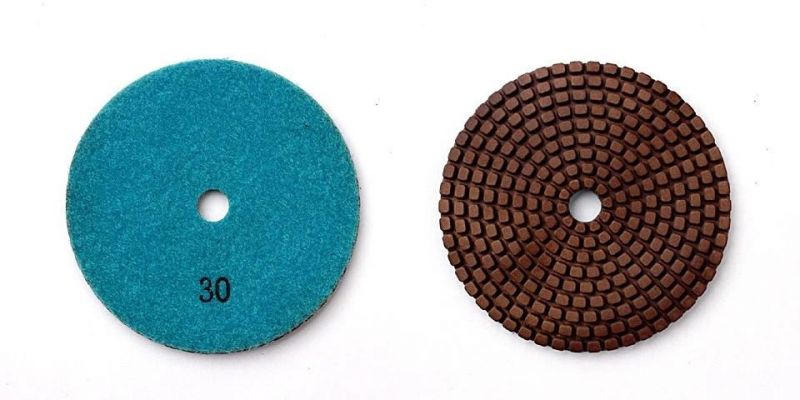 Diamond Resin Copper Wet Polishing Pad for Stone Marble Granite