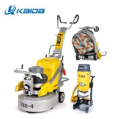 3 Seconds Finish Grinding Corner Concrete Grinder and Vacuum / Concrete Grinder Machines / Concrete Floor Grinding Machine