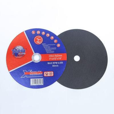 Factory High Speed Abrasive Resin Metal Cutting Disc Cutting Wheel 230*2.5*22mm