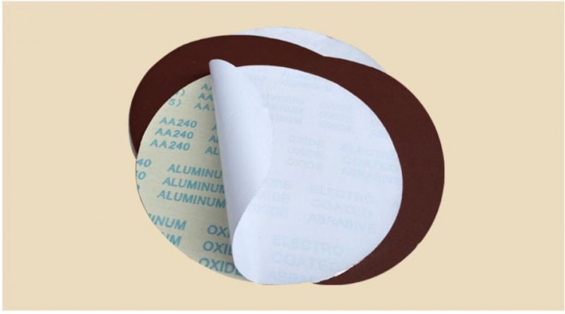5′nch 4′inch Aluminium Oxide Abrasive Sand Disc Paper for Wood