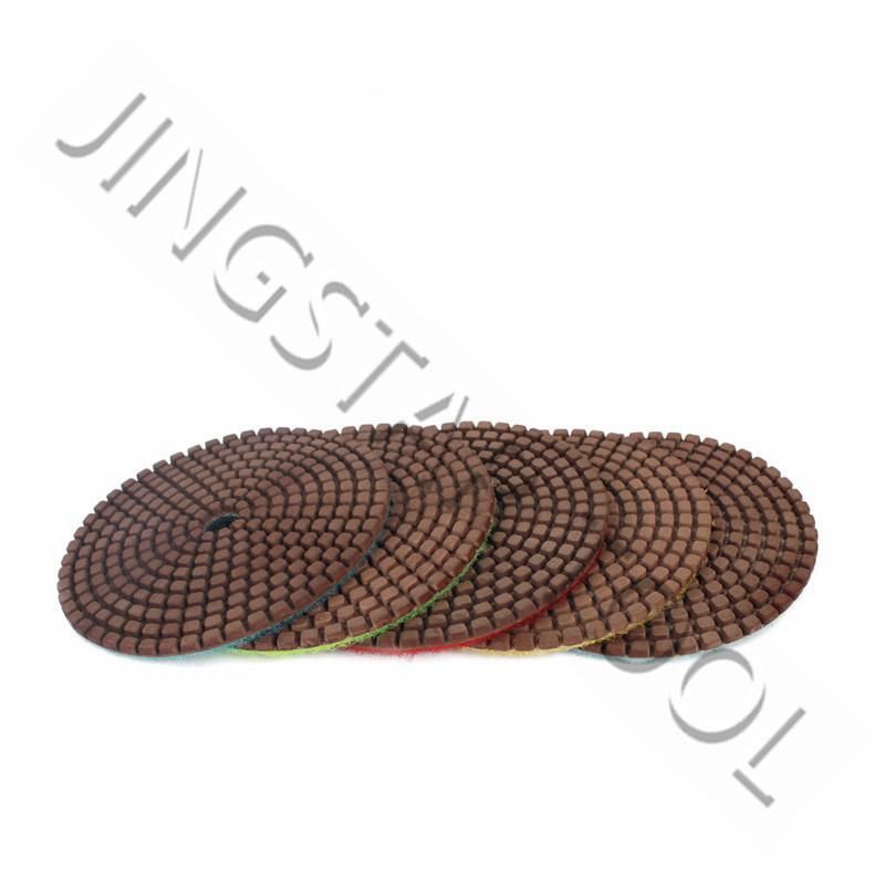 Diamond Resin Copper Wet Polishing Pad for Stone Marble Granite