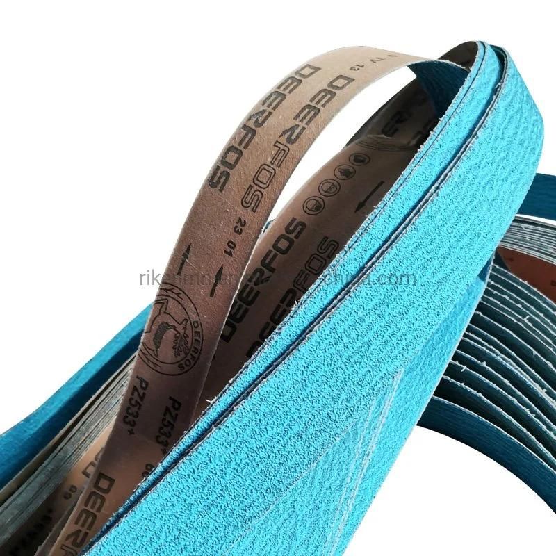 2X72 Inch Zirconia Emery Abrasive Sanding Paper Cloth Sanding Belt Roll for Metal Working