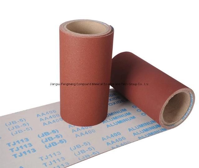 Hand Use Aluminum Oxide Emery Cloth Tj113 Aluminum Oxide