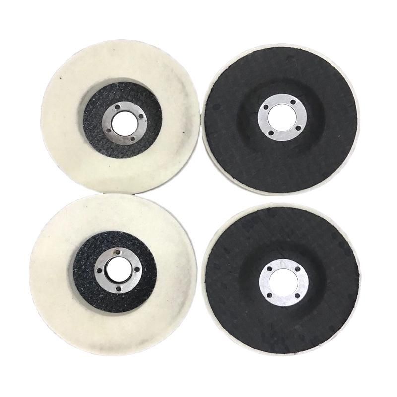 High Quality Hot Sale Premium Wear-Resisting 115mm Felt Disc for Polishing Stainless Steel and Metal