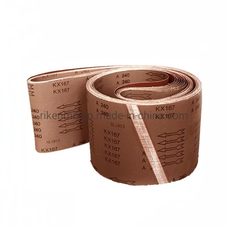 Calcined Alumina Abrasive Cloth Jumbo Rolls Sanding Cloth Belts for Grinding Wood Metal