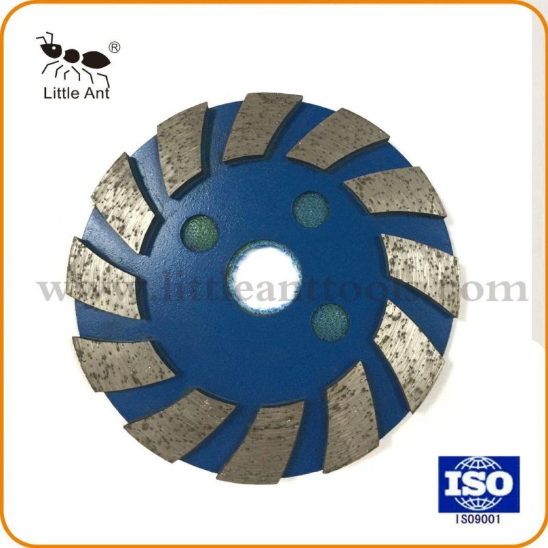 4" 100mm Hook and Loop Metal Grinding Wheels for Concrete Stone