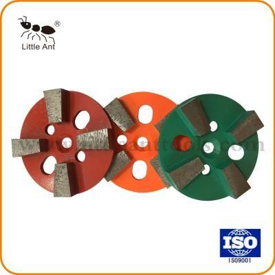 Concrete Floor Diamond Tool Grinding Shoes Polishing Plate