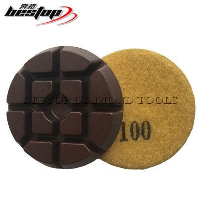 3 Inch 76mm Resin Bond Concrete Floor Polishing Pad