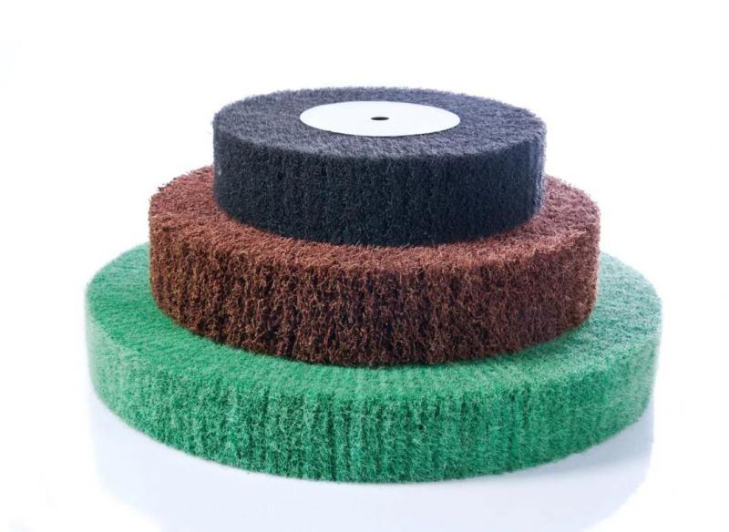 Red Non-Woven Flap Polishing Wheel Mop Wheel