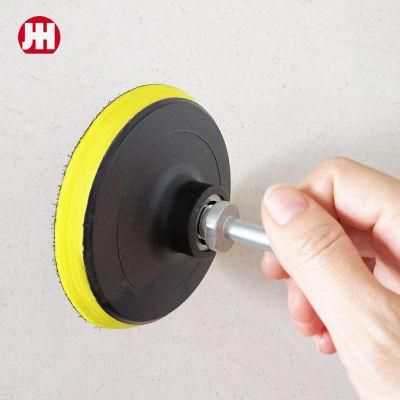 M14 Thread Rubber Abrasive Plate Hook &amp; Loop Backer Pad