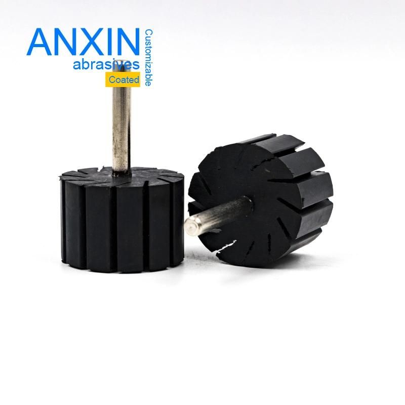 Rubber Tension Roller Tight Sanding Drum Slotted / Unslotted