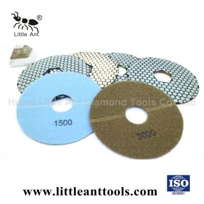 7&quot;/180mm Dry Abrasive Tools Diamond Resin Polishing Pad Grinding Plate for Marble &amp; Granite