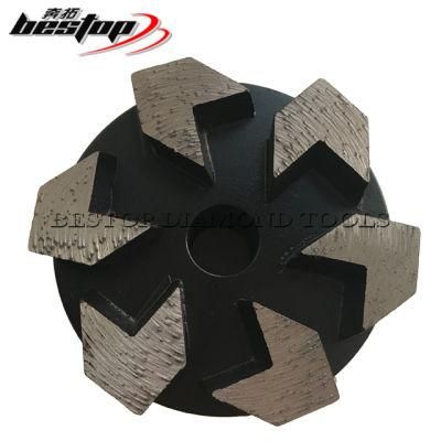 Concrete Floor Grinding Plugs with Arrow Diamond Segments