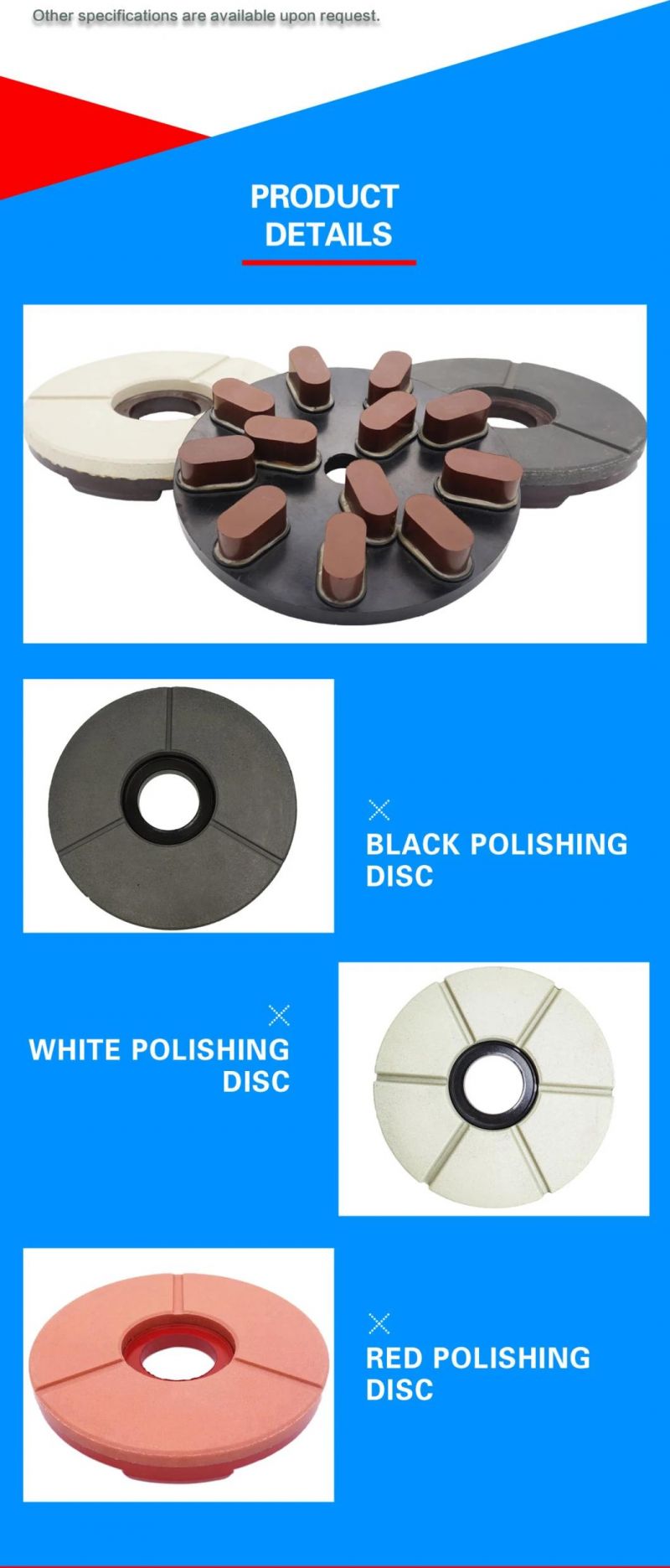 Stone Tile Polishing Disc Tools for Granite Slab Processing