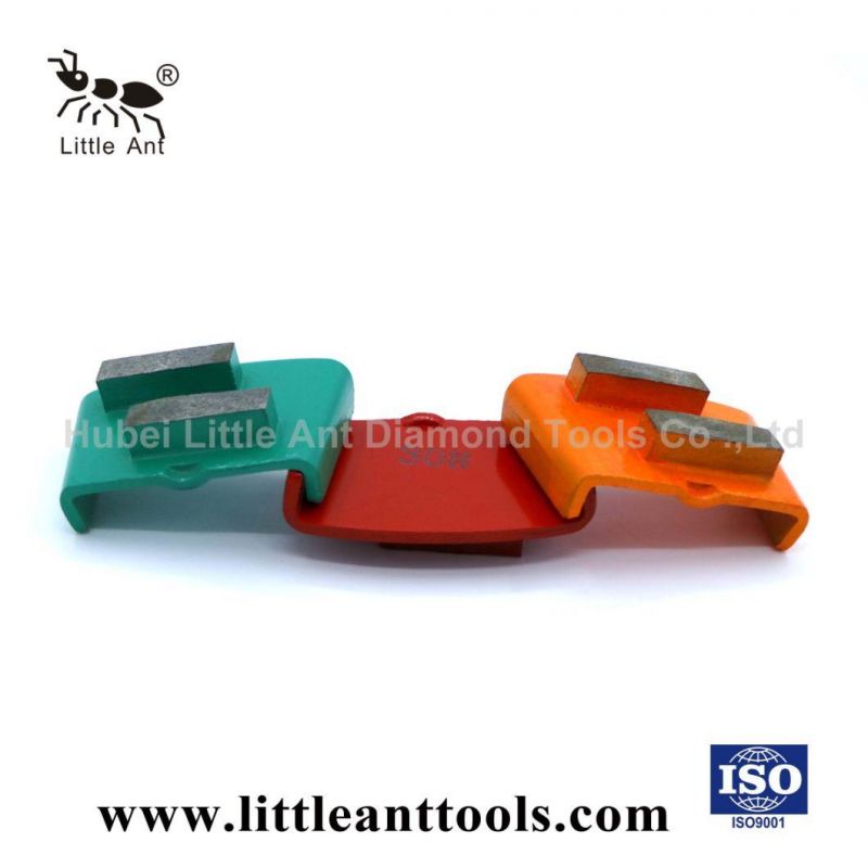 2 Segments Metal Grinding Plate for Concrete and Floor