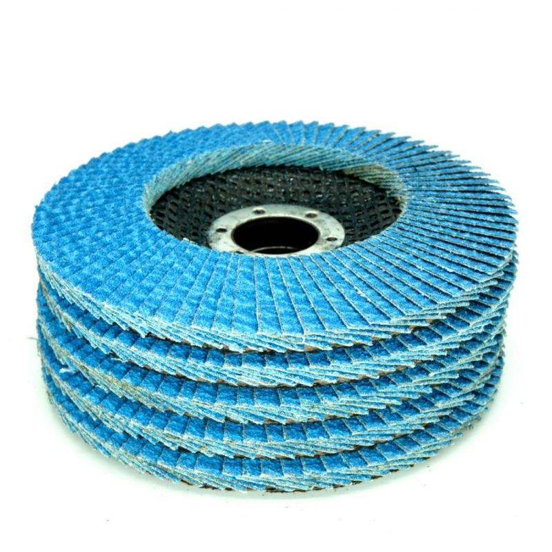 150 X 22.2mm Abrasive Grinding Flap Discs with Zirconium