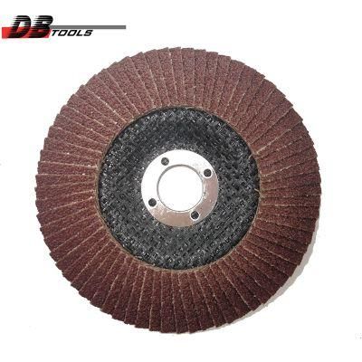 4&quot; Aluminum Oxide 100mm Flap Disc for Metal Ss 75mm Backing