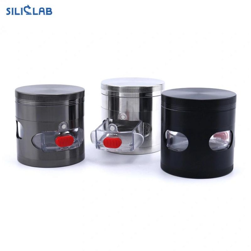 Smoking Accessories with Drawer Design Metal Grinders Rotatable Tobacco Dry Herb Grinder