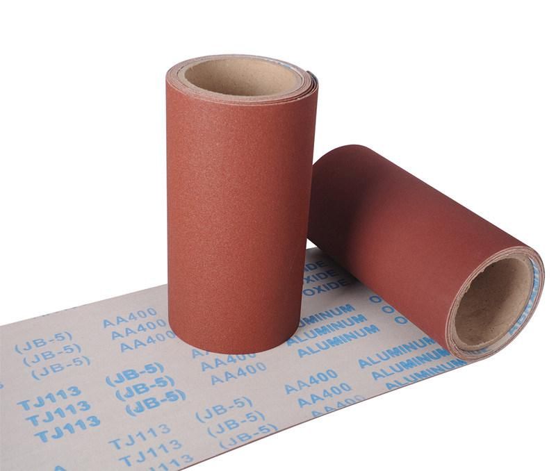 Hand Use Wood Polishing Aluminum Oxide Abrasive Cloth Tj113