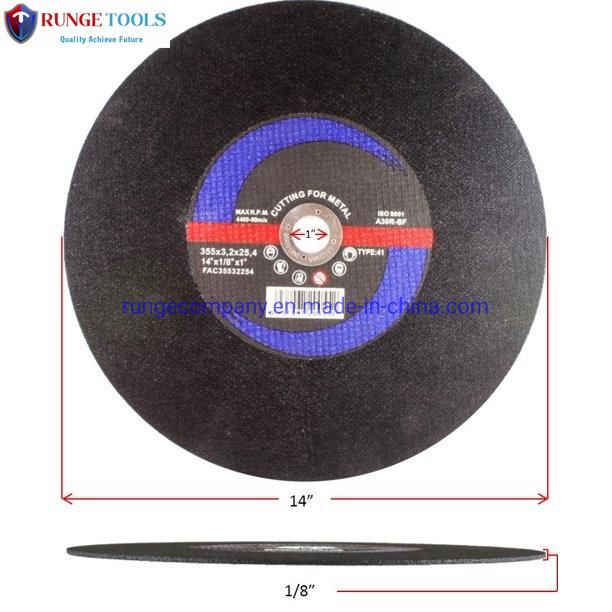 14" Inch Super Long Durable Efficient Inox Metals Stainless Steel Cutting Wheel Disc for Angle Grinder Power Tools