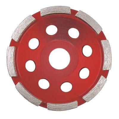 Concrete Grinding Single or Double Row Diamond Cup Grinding Wheel