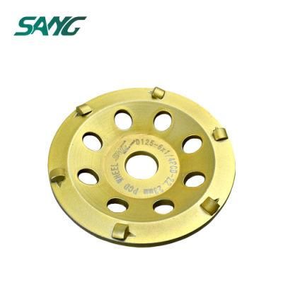 Sang PCD Diamond Grinding Cup Wheels with Diamond Segments for Angle Grinders