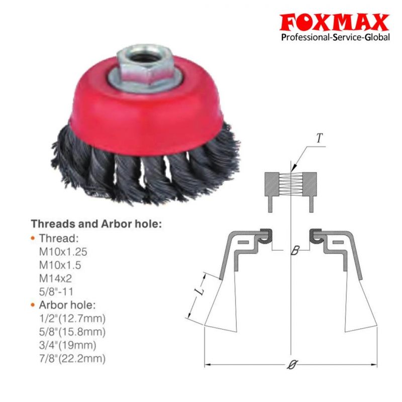 Cup Wire Brush (FM-WB0041)