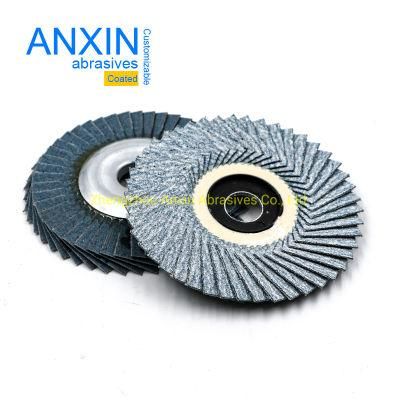 Ceramic Flexible Flap Disc with Plastic or Metal Backing
