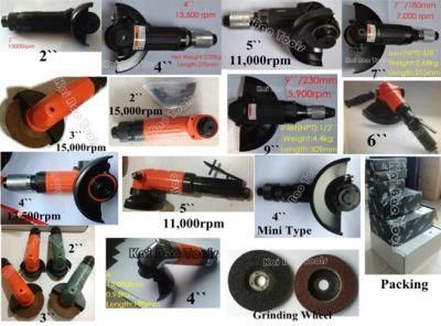 Industrial Pneumatic Angle Grinder Air Powered Cutting Grinding Machine Tools Fa-2c-1, Fa-4c-1
