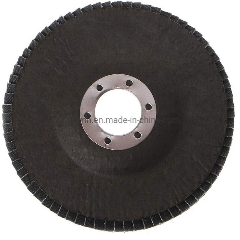 100mm 115mm 125mm 150mm High Density 40/60/80/120 Grit Disco Flap Aluminum Oxide Flap Disc for Wood