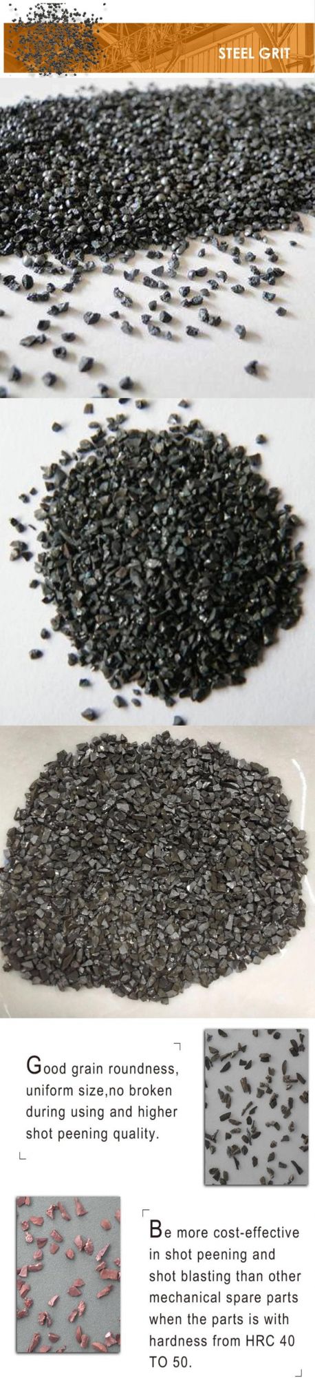 Cast Steel Grit G80 for Surface Treatment with High Quality