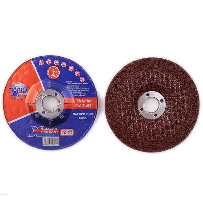 4 Inch 100X6mm OEM Metal Steel Depressed Abrasive Grinding Wheel
