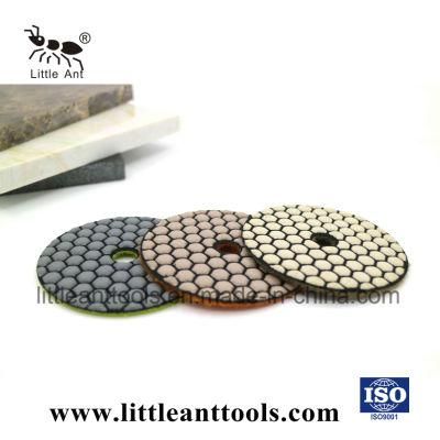 125mm Dry Use Resin Polishing Pad for Granite and Marble