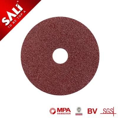 China Manufacture Sali Metal Buffing 0.8mm Aluminum Oxide Fiber Disc