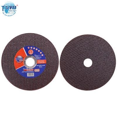 China Factory 4 Inch 105mm High-Quality Super Thin Resin Bond Abrasive Cutting Wheels for Stainless Steel Metal Iron Steel Grinder