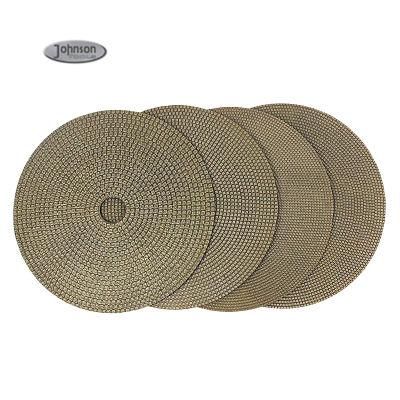 6inch Electroplated Metal Polishing Pads for Porcelain Tile