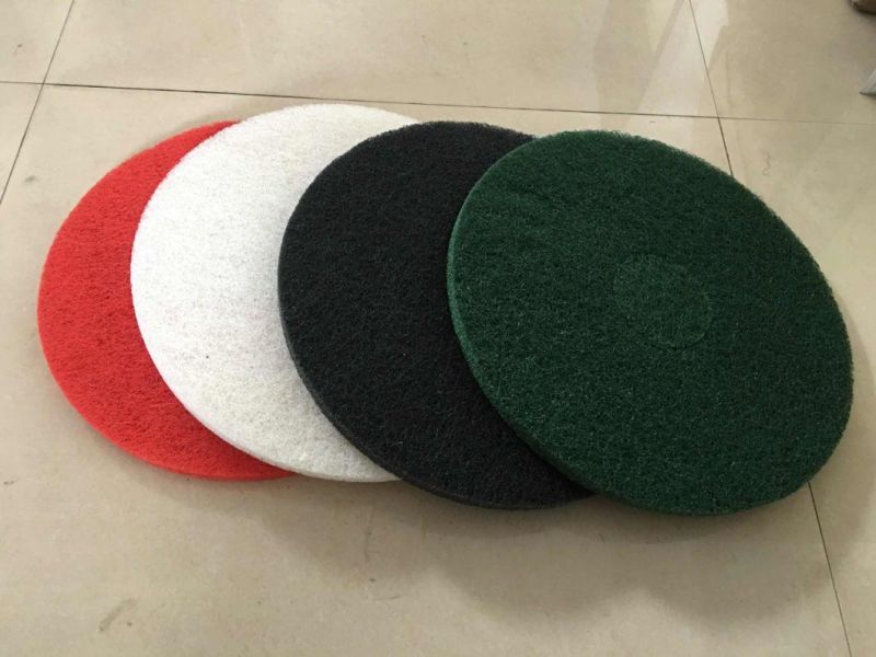 Green Red White Colorful Floor Polishing Pad