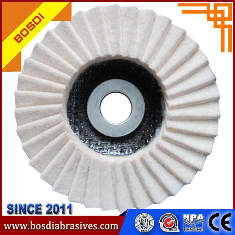 Woollen Wheel, Buff Wheel, Felt Wheel for Steel, Stone, Stainless Steel, Abrasive Flap Disc