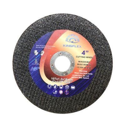 Factory 107 Cut off Wheel 4 Inch Stainless Steel Cutting Wheel for Metal Abrasive Steel Cutting Disc
