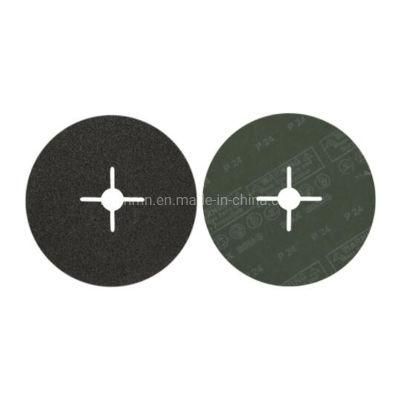 180mm Abrasive Silicon Carbide Sanding Disc Resin Over Resin Fiber Disc for Stainless Metal