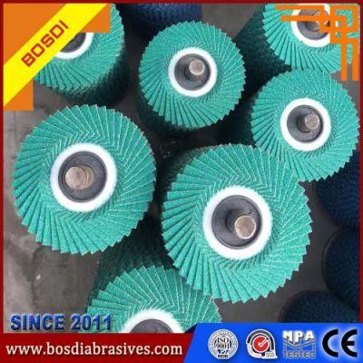 100mm Flexible Zirconia Abrasive Flap Disc, Abrasive Disc, Mop Disc, Grinding Wheel, Curved Surface, Metal Products, Flexibile Radial Disc