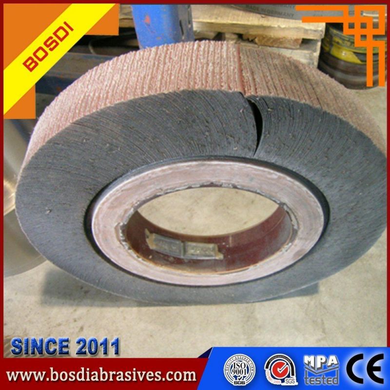 14"X2"X2" Unmounted Flap Wheel Grinding Magnesium and Titanium Alloy and Stainless Steel, Abrasive Flap Wheel Without Shank