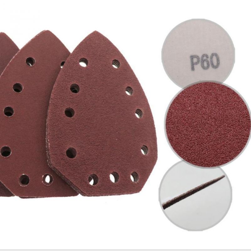 140*140*90mm Mouse Sandpaper Red 11-Hole Self-Adhesive Sandpaper for Car Grinding SD0062